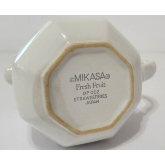 Vintage Mikasa Fresh Fruit Creamer DP 002 STRAWBERRIES Replacement - Picture 6 of 12